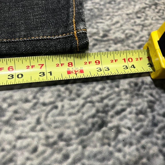7 For All Mankind Jeans Womens 26 (29x32) Black Bootcut Low Rise Vintage Y2K - Picture 14 of 16